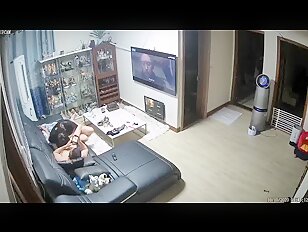 [IPCAM K058][2020 한국야동] IPCam Korean 카메라 야동 IPC20100802 Korean Kkangpae Couple Homemade Living Room Sex Video Voyeur IPCAM COUPLE
