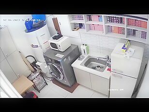 [IPCAM K286][2023 한국야동] IPCam Korean 카메라 야동 231216 RealLife House Voyeur Cam TV Leaked Korean Woman Kitchen Strip  (2)