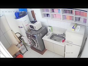 [IPCAM K286][2024 한국야동] IPCam Korean 카메라 야동 240110 RealLife House Voyeur Cam TV Leaked Korean Woman Kitchen Strip (3)