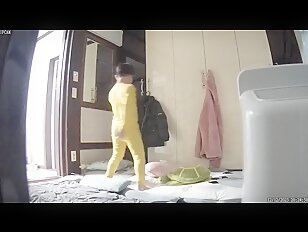 [IPCAM K288][2024 한국야동] IPCam Korean 카메라 야동 240111 RealLife House Voyeur Cam TV Leaked Cute Korean Housewife Woman Naked Bedroom (57)
