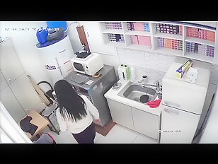 [IPCAM K286][2024 한국야동] IPCam Korean 카메라 야동 240110 RealLife House Voyeur Cam TV Leaked Korean Woman Kitchen Strip (7)
