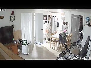 [IPCAM K285][2024 한국야동] IPCam Korean 카메라 야동 240103 RealLife House Voyeur Cam TV Leaked Korean Woman Nude (2)