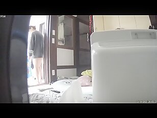[IPCAM K288][2024 한국야동] IPCam Korean 카메라 야동 240111 RealLife House Voyeur Cam TV Leaked Cute Korean Housewife Woman Naked Bedroom (31)