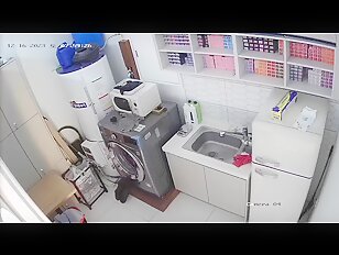 [IPCAM K286][2023 한국야동] IPCam Korean 카메라 야동 231216 RealLife House Voyeur Cam TV Leaked Korean Woman Kitchen Strip  (1)