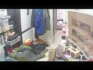 [IPCAM K283][2024 한국야동] IPCam Korean 카메라 야동 RealLife Voyeur Camera Home TV Video Leaked 240106 Horny Korean Man Masturbating In Front Of Korean Wife