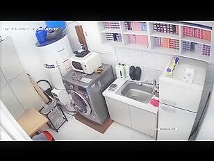 [IPCAM K286][2024 한국야동] IPCam Korean 카메라 야동 240110 RealLife House Voyeur Cam TV Leaked Korean Woman Kitchen Strip (9)