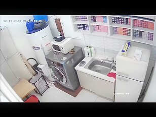[IPCAM K286][2024 한국야동] IPCam Korean 카메라 야동 240110 RealLife House Voyeur Cam TV Leaked Korean Woman Kitchen Strip (5)