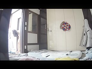 [IPCAM K288][2024 한국야동] IPCam Korean 카메라 야동 240111 RealLife House Voyeur Cam TV Leaked Cute Korean Housewife Woman Naked Bedroom (20)