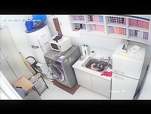 [IPCAM K286][2024 한국야동] IPCam Korean 카메라 야동 240110 RealLife House Voyeur Cam TV Leaked Korean Woman Kitchen Strip (6)