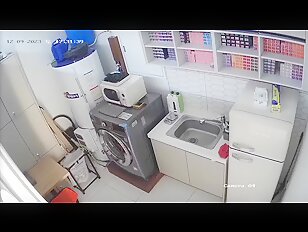 [IPCAM K286][2024 한국야동] IPCam Korean 카메라 야동 240110 RealLife House Voyeur Cam TV Leaked Korean Woman Kitchen Strip (2)