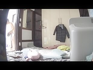 [IPCAM K288][2024 한국야동] IPCam Korean 카메라 야동 240111 RealLife House Voyeur Cam TV Leaked Cute Korean Housewife Woman Naked Bedroom (59)