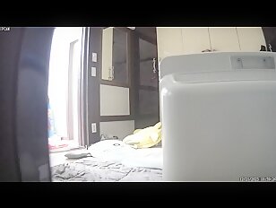 [IPCAM K288][2024 한국야동] IPCam Korean 카메라 야동 240111 RealLife House Voyeur Cam TV Leaked Cute Korean Housewife Woman Naked Bedroom (27)