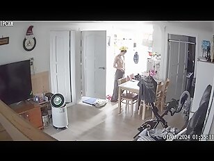 [IPCAM K285][2024 한국야동] IPCam Korean 카메라 야동 240103 RealLife House Voyeur Cam TV Leaked Korean Woman Nude (3)